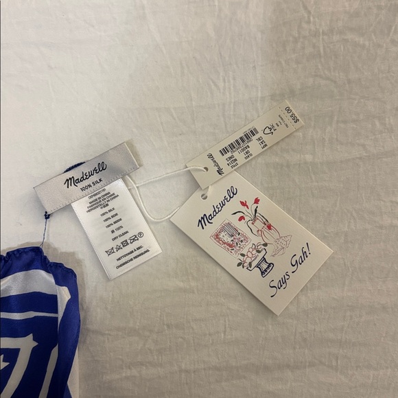 NWT Madewell Lisa Says Gah silk scarf - Picture 2 of 2